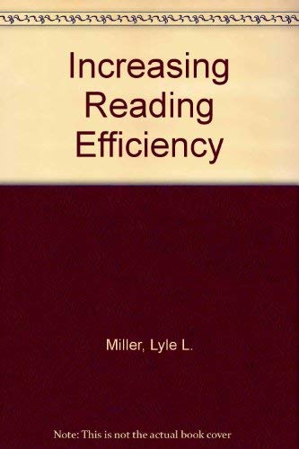 Beispielbild fr Increasing Reading Efficiency zum Verkauf von Better World Books