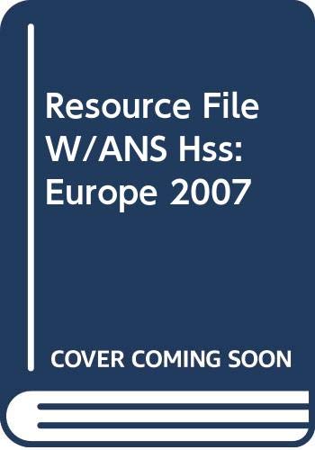 Beispielbild fr Holt Social Studies, Europe And Russia: Consumable Resource File With Answer Key (2012 Copyright) zum Verkauf von ~Bookworksonline~