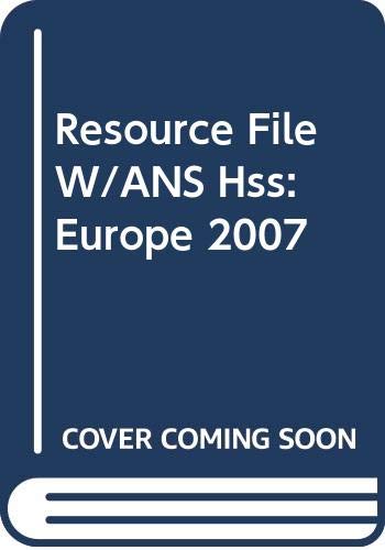 Stock image for Holt Social Studies, Europe And Russia: Consumable Resource File With Answer Key (2012 Copyright) for sale by ~Bookworksonline~
