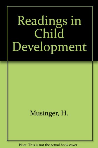 Imagen de archivo de Readings in child development a la venta por dsmbooks