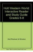 9780030787119: Western World, Grades 6-8 Interactive Reader and Study Guide: Holt Western World