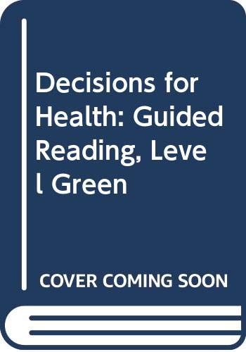 Stock image for Decisions for Health: Guided Reading Audio CD Program Level Green for sale by Dailey Ranch Books