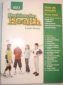 9780030788185: Decisions for Health, Level Green: Study Guide