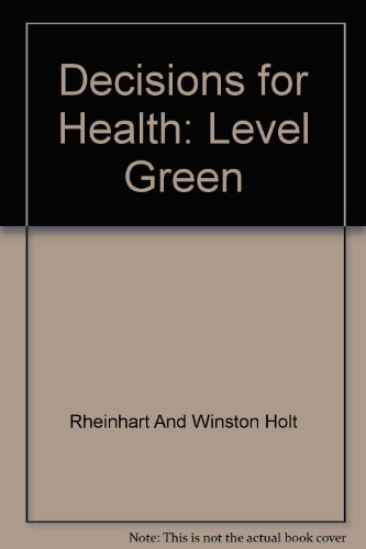 Stock image for Decisions for Health: Study Guide Level Green for sale by Dailey Ranch Books