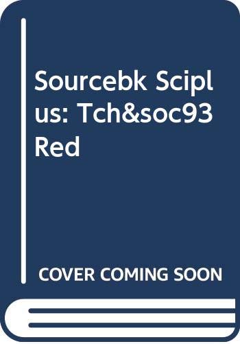 9780030789328: Sourcebk Sciplus: Tch&soc93 Red