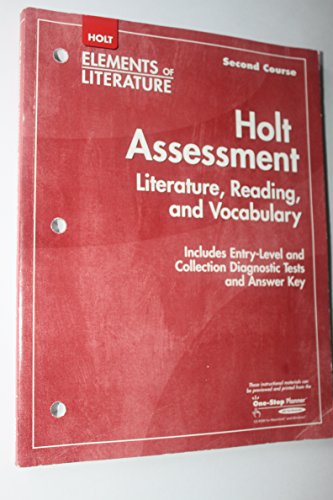 Stock image for Elements of Literature, 2nd Course, Grade 8: Holt Assessment Literature, Reading and Vocabulary for sale by Your Online Bookstore