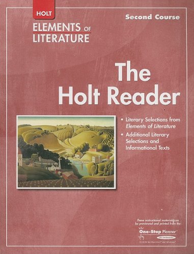 Stock image for The Holt Reader - 2nd Course (Elements of Literature) for sale by Better World Books