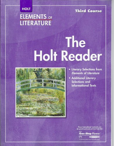 Stock image for Elements of Literature : Reader Grade 9 Third Course for sale by Better World Books