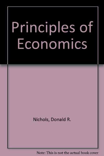 Imagen de archivo de Principles of Economics a la venta por Better World Books