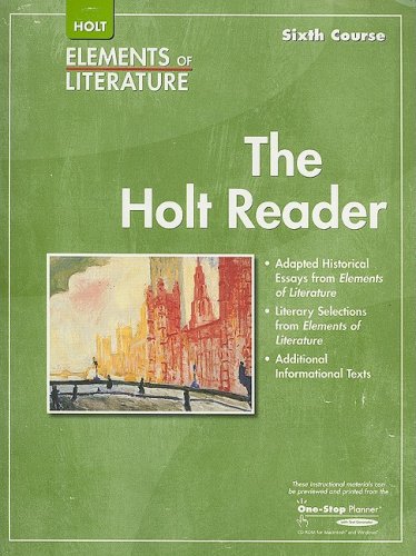 Stock image for Elements of Literature: Reader Grade 12 Sixth Course for sale by SecondSale