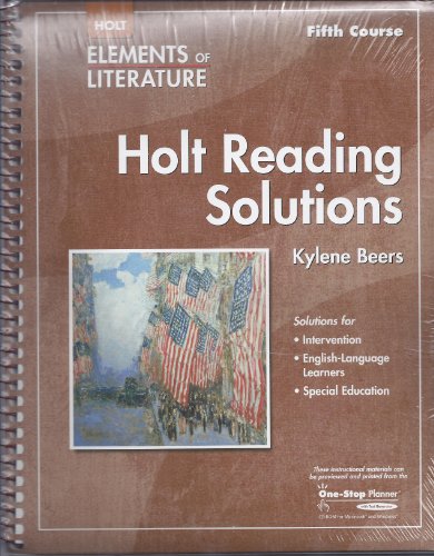 9780030790423: Elements of Literature, Grade 11 Holt Reading Solutions Fifth Course: Elements of Literature (Eolit 2007)
