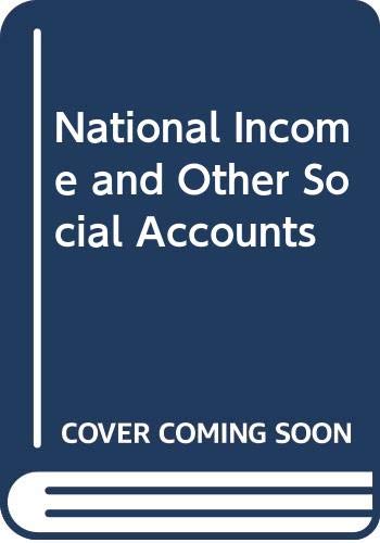Immagine stock per National Income and Other Social Accounts