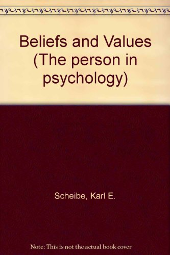 Imagen de archivo de Beliefs and Values (The Person in Psychology Series) a la venta por BookDepart
