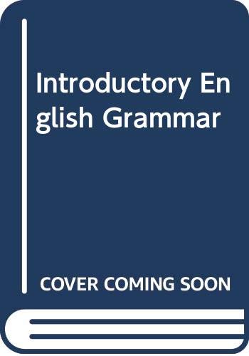 9780030793707: Introductory English Grammar