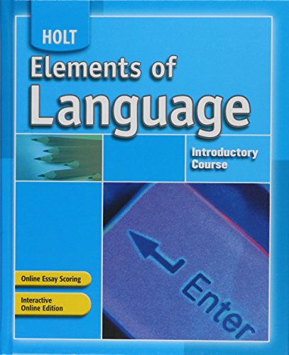 9780030796777: Elements of Language: Student Edition Introductory Course 2007