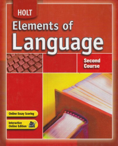 Stock image for Elements of Language: Second Course for sale by Ergodebooks