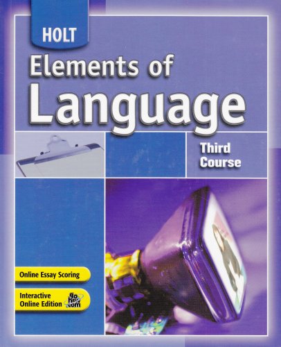 Immagine dell'editore per Elements of Language: Student Edition Third Course 2007 venduto da ThriftBooks-Atlanta