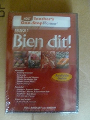 Stock image for Bien Dit!: French 1, Holt Teachers One-Stop Planner for sale by thebookforest.com
