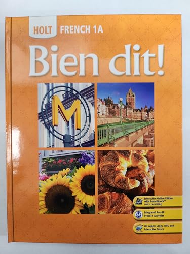 Beispielbild fr Bien Dit: Level 1a (French Edition) zum Verkauf von BookHolders