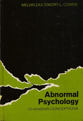 9780030798108: Abnormal Psychology