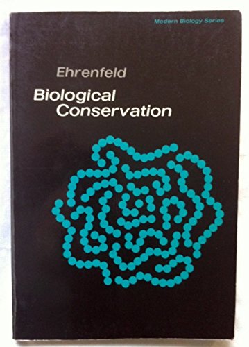 Stock image for Biological Conservation for sale by Better World Books