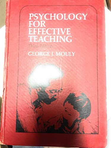 Imagen de archivo de Psychology for effective teaching a la venta por ThriftBooks-Dallas