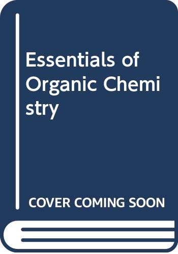 Imagen de archivo de Essentials of Organic Chemistry a la venta por HPB-Red