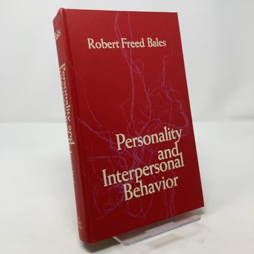 9780030804502: Personality and Interpersonal Behaviour