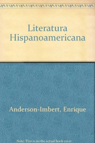 Beispielbild fr Literatura Hispanoamericana zum Verkauf von Irish Booksellers