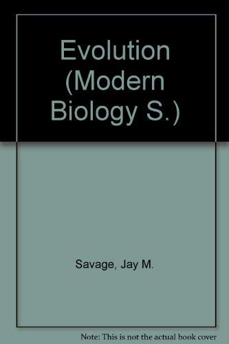Stock image for Evolution (Second Edition) {Modern Biology Series} for sale by gearbooks