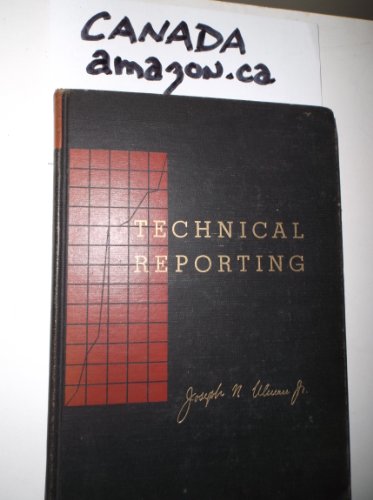 Stock image for Technical Reporting for sale by Old Goat Books