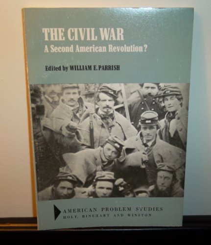 Imagen de archivo de The Civil War: A Second American Revolution? (American Problem Studies) a la venta por BookDepart