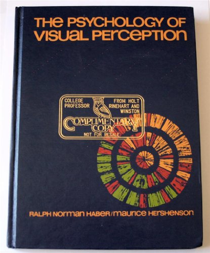 Imagen de archivo de The psychology of visual perception a la venta por Light Bookstall