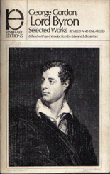 9780030839900: George Gordon, Lord Byron : Selected Works