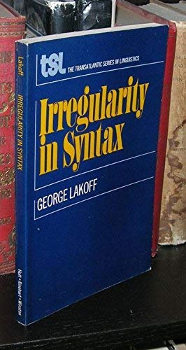 9780030841453: Irregularity in Syntax (Transatlantic series in linguistics)