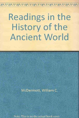 Stock image for Readings in the History of the Ancient World for sale by Better World Books