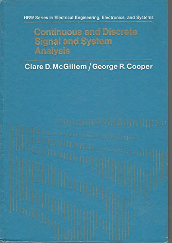 Imagen de archivo de Continuous and Discrete Signal and System Analysis a la venta por Better World Books