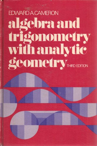 9780030845048: Algebra and trigonometry, with analytic geometry