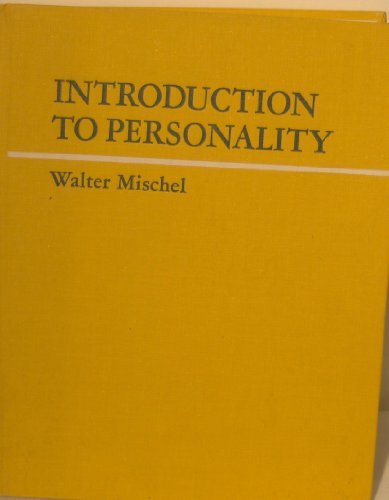 9780030845666: Introduction to Personality