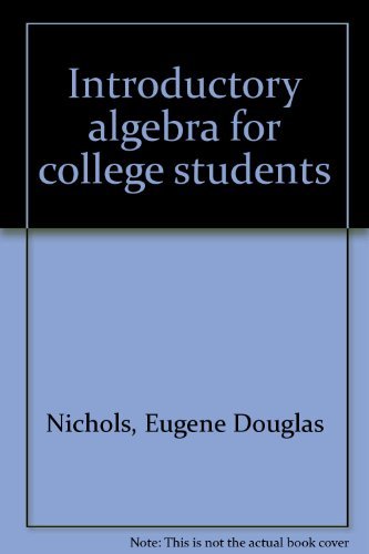 Imagen de archivo de Introductory algebra for college students a la venta por ThriftBooks-Atlanta