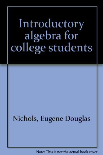 Stock image for Introductory algebra for college students for sale by ThriftBooks-Atlanta