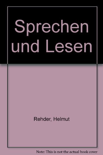 Stock image for Sprechen and Lesen for sale by Better World Books