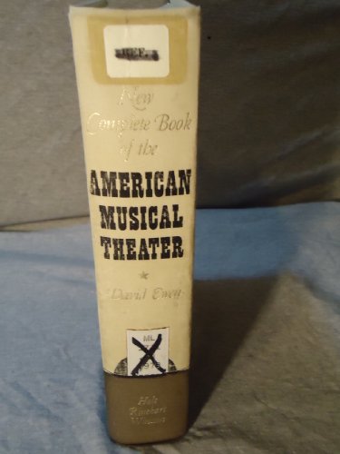 Beispielbild fr New Complete Book of the American Musical Theater zum Verkauf von Better World Books