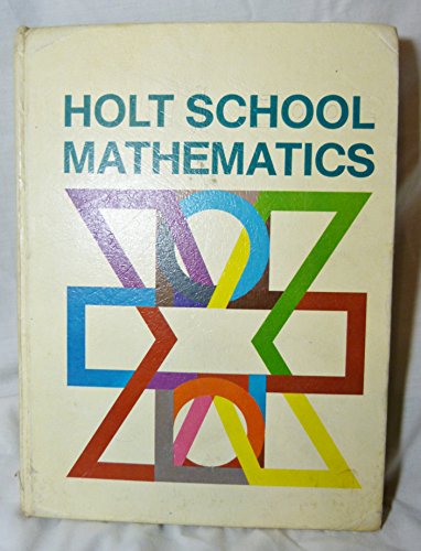 Beispielbild fr Holt School Mathematics zum Verkauf von Hawking Books