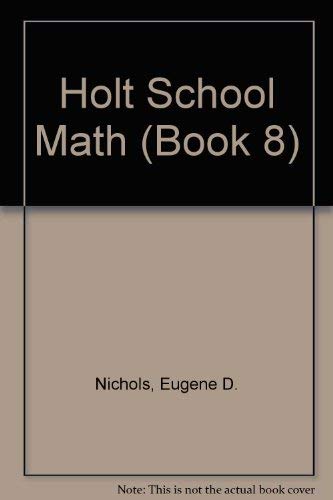 Stock image for Holt School Mathematics for sale by Star Canyon Books