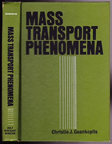 Stock image for Mass transport phenomena for sale by HPB-Red