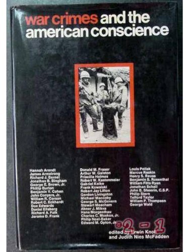Beispielbild fr War Crimes and the American Conscience. zum Verkauf von Better World Books