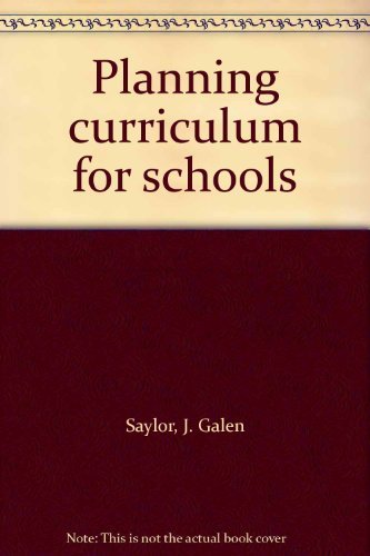 Imagen de archivo de Planning Curriculum for Schools a la venta por Better World Books
