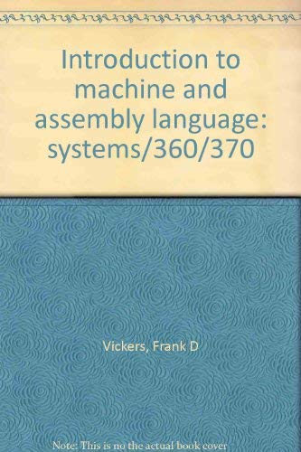 9780030854118: Introduction to Machine and Assembly Language