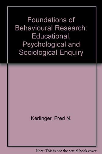 Fred N Kerlinger Abebooks